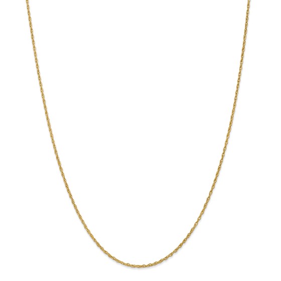 14k Gold 1.3 mm Heavy-Baby Rope Chain Necklace - 24 in. 14k Gold 1.3 mm Heavy-Baby Rope Chain Necklace - 24 in.